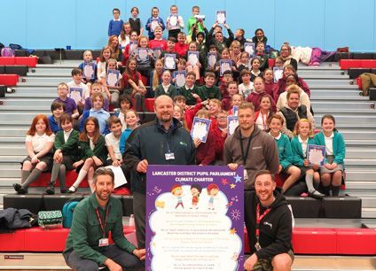 Vision for the future as pupils join forces to create climate change action plan for region’s schools