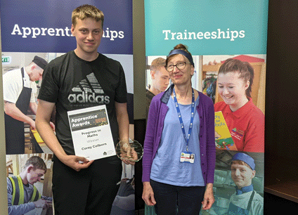 Progress in Maths Award Corey Colborn 