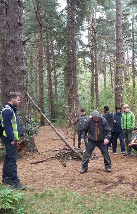 Aspire learners wood skills on NCS in Oct 2019 Aspire learners wood skills on NCS in Oct 2019