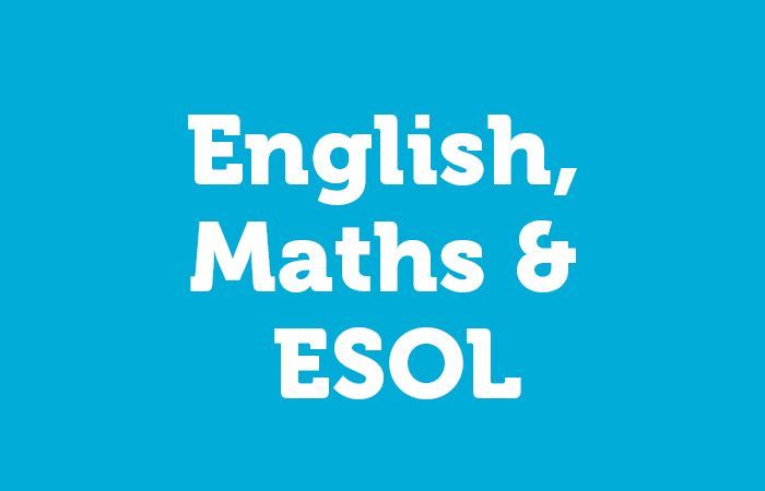 English, Maths & ESOL Courses