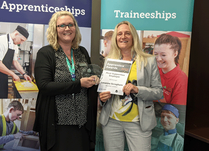 Most Supportive Employer of the Year Award Leeanne Scrogham – Abbeyfield Lakeland